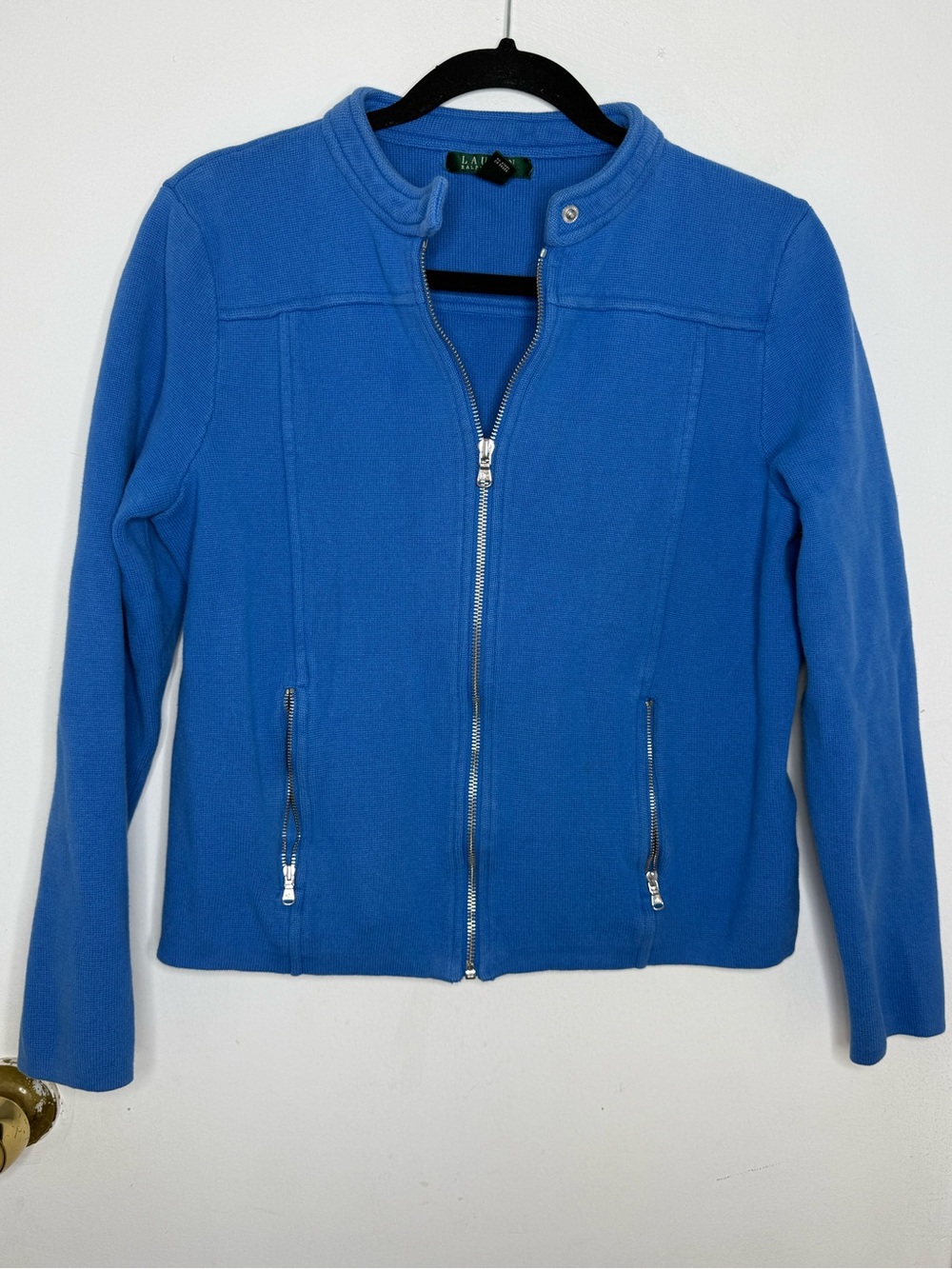 Ralph Lauren Cobalt Blue Zip-Up Jacket